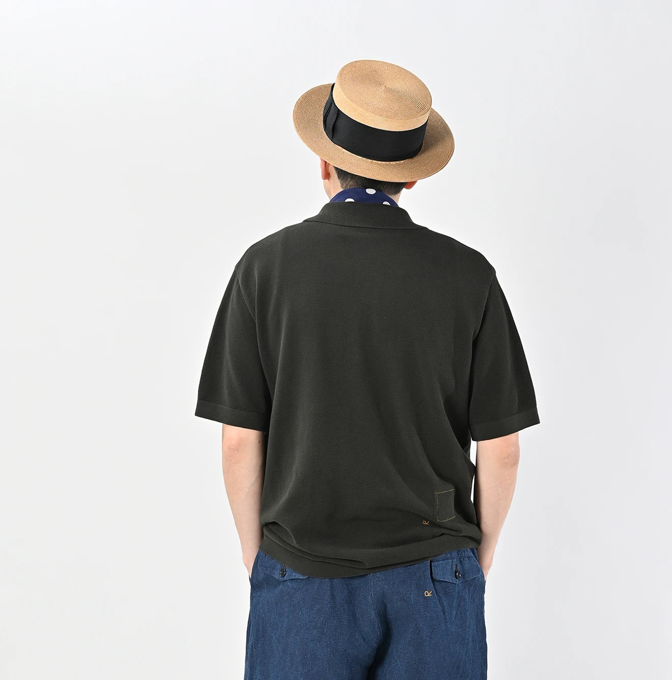 45R(フォーティファイブアール) |カノコニットソーのポロMEN