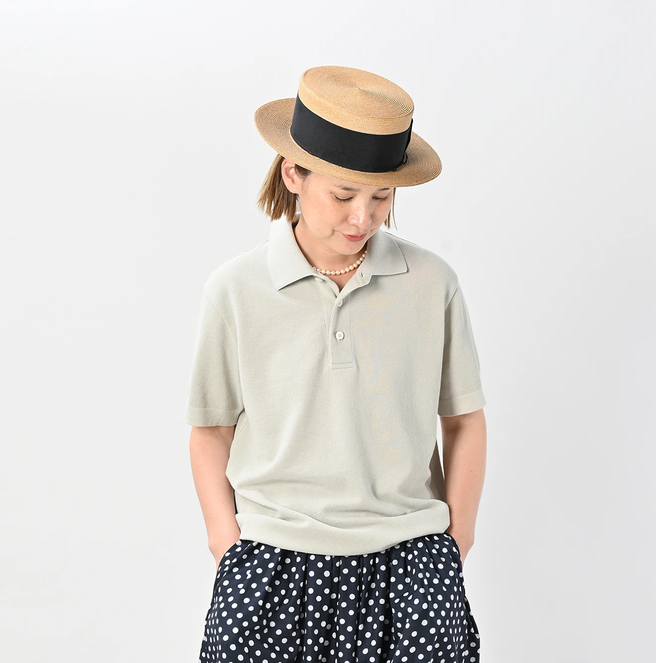 45R(フォーティファイブアール) |カノコニットソーのポロMEN