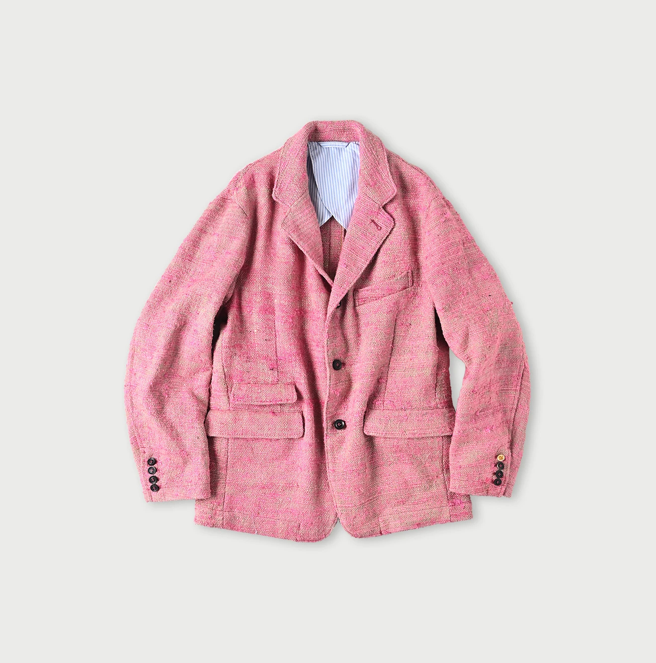 45R(フォーティファイブアール) |インドリネンシルクツイードのノッティングヒルジャケットMEN