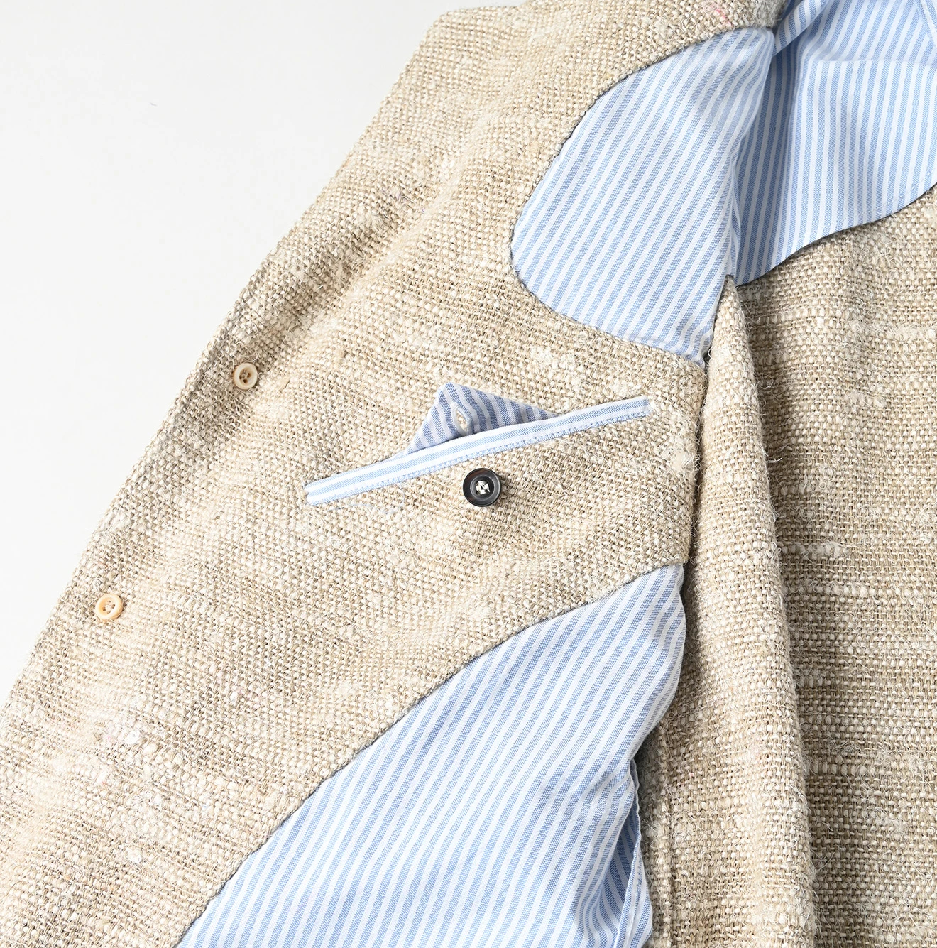 45R(フォーティファイブアール) |インドリネンシルクツイードのノッティングヒルジャケットMEN