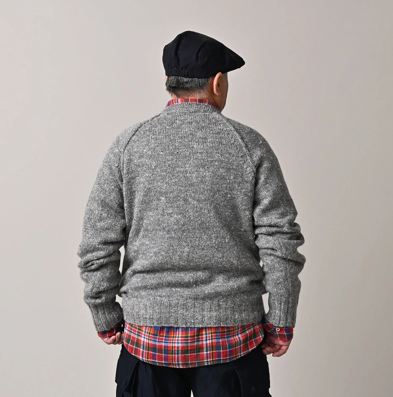 45R(フォーティファイブアール) |カシミヤリネンのラグランスウェット（MEN）