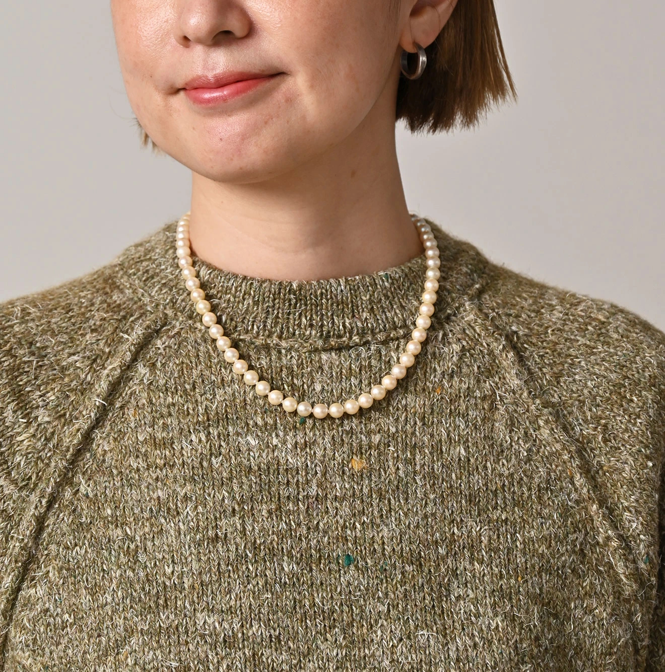 45R(フォーティファイブアール) |カシミヤリネンのラグランスウェット（MEN）