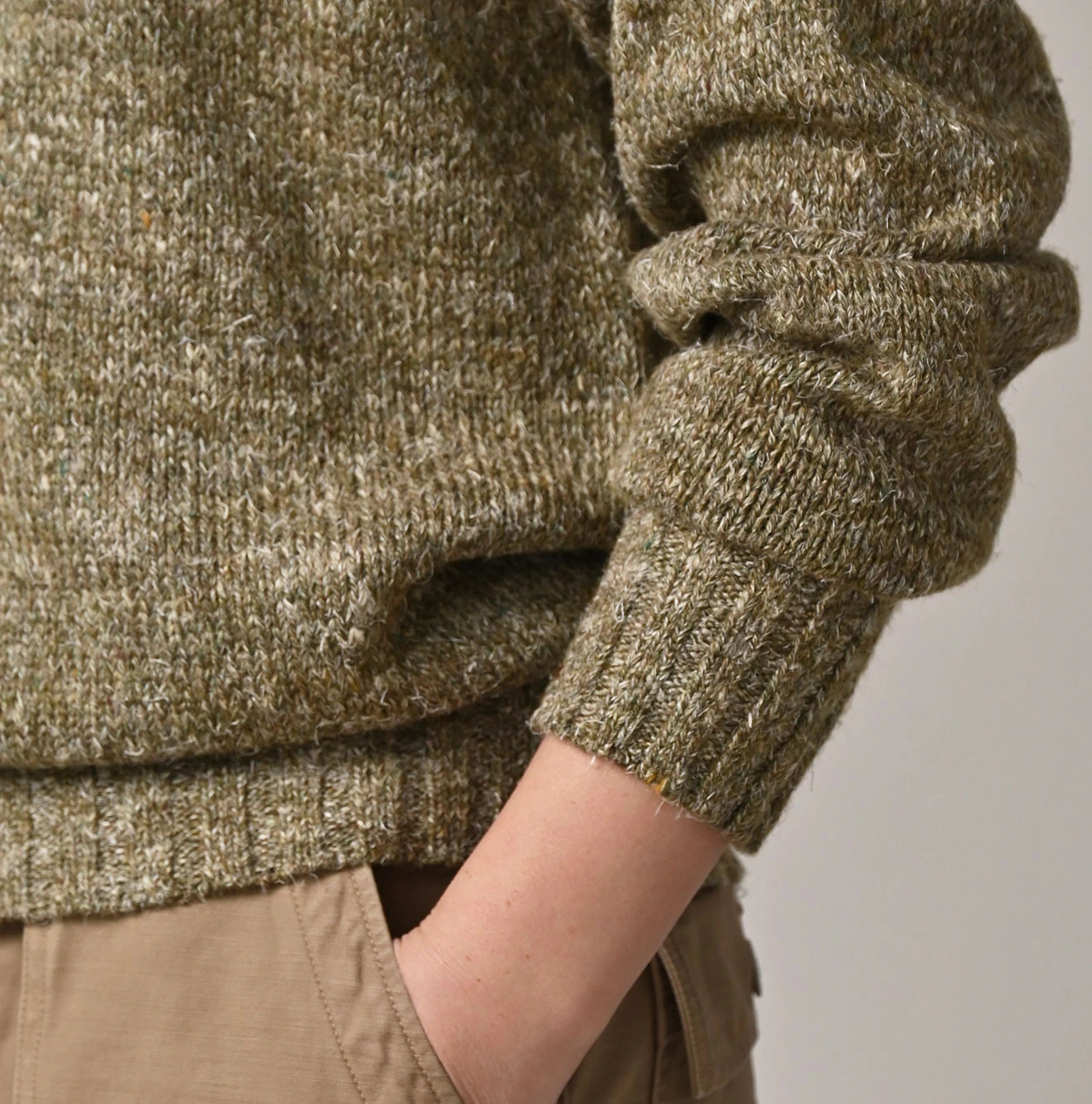 45R(フォーティファイブアール) |カシミヤリネンのラグランスウェット（MEN）