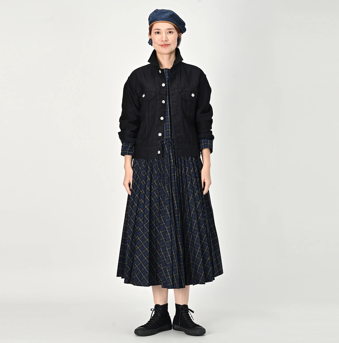 45R(フォーティファイブアール) |おこめサテンの908Gジャン（インディゴ）