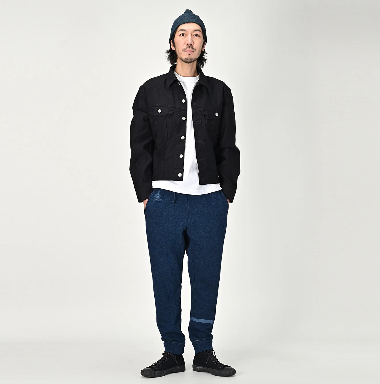 45R(フォーティファイブアール) |おこめサテンの908Gジャン（インディゴ）