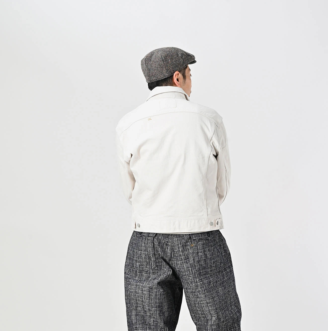 45R(フォーティファイブアール) |ライ麦デニムの908比古比女ジャン（ホワイト）