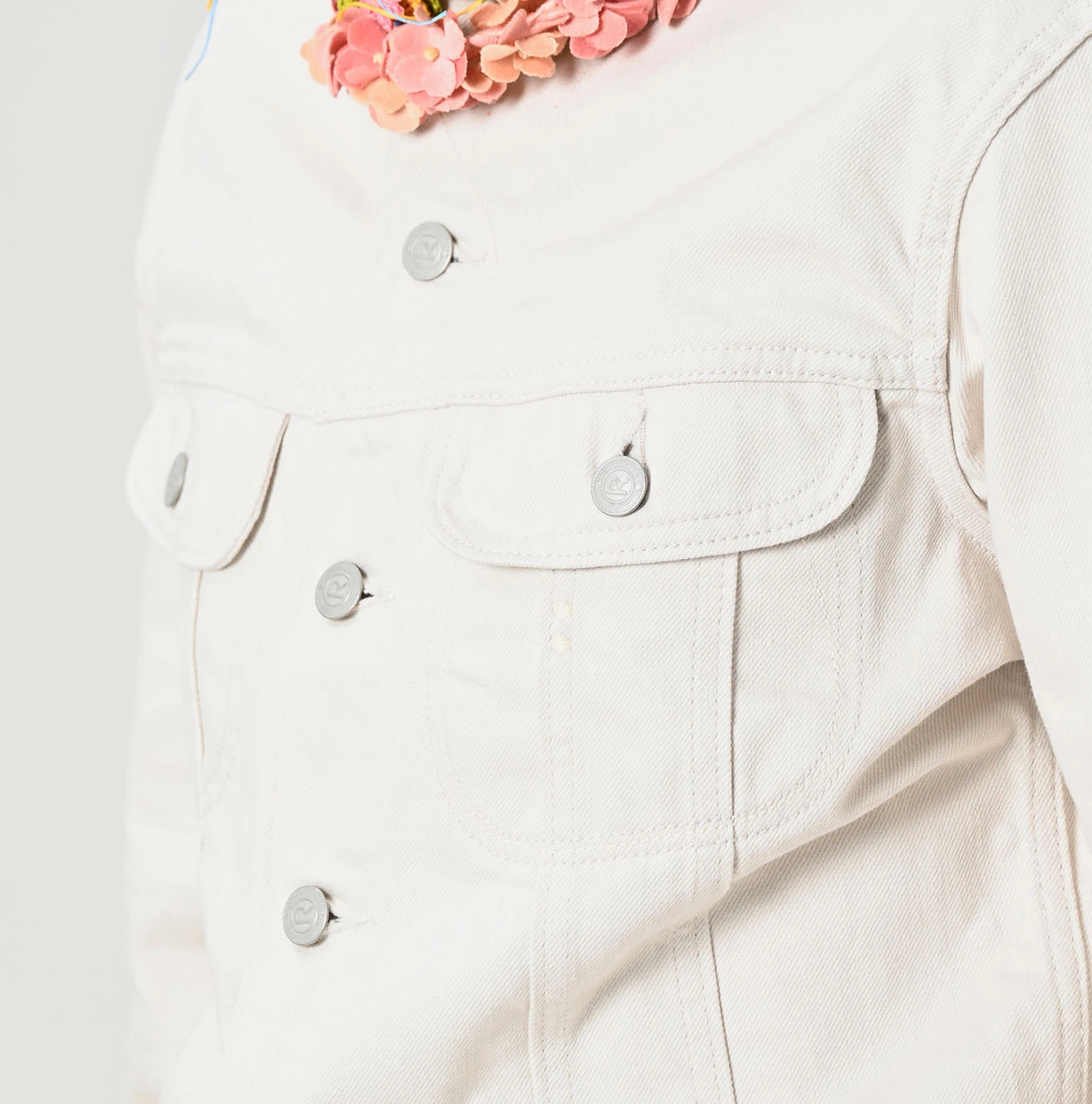 45R(フォーティファイブアール) |ライ麦デニムの908比古比女ジャン（ホワイト）