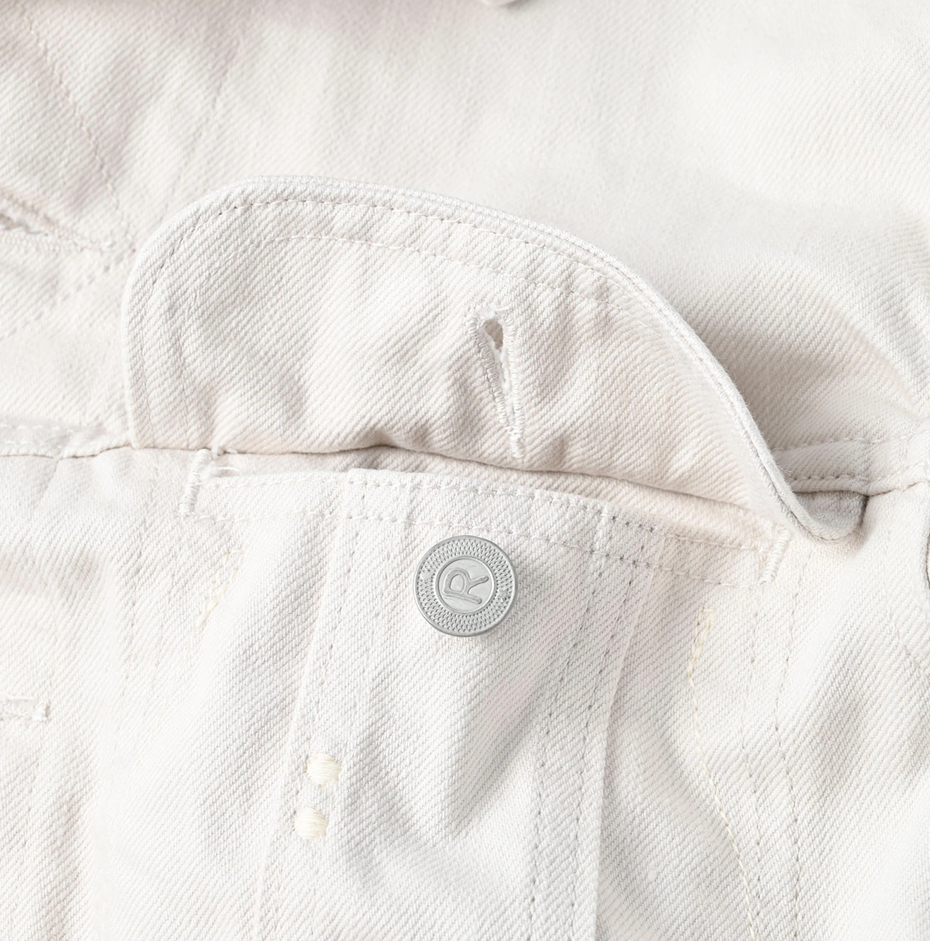 45R(フォーティファイブアール) |ライ麦デニムの908比古比女ジャン（ホワイト）