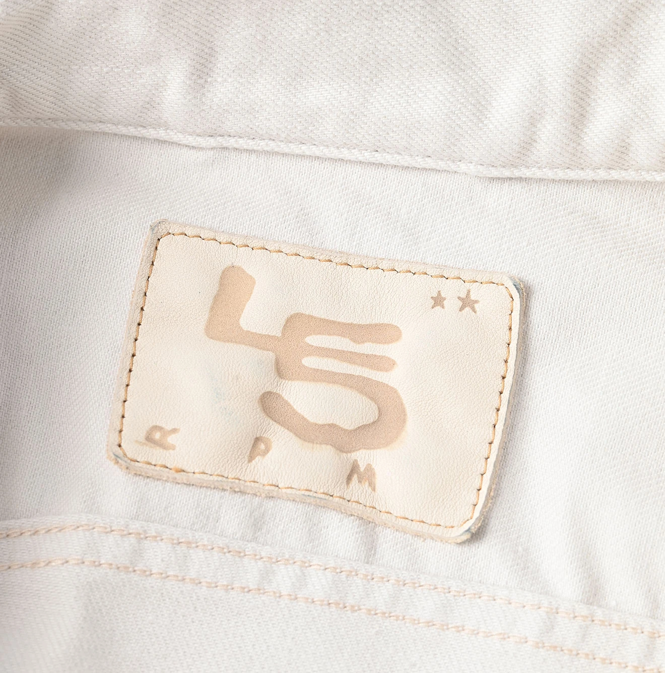 45R(フォーティファイブアール) |ライ麦デニムの908比古比女ジャン（ホワイト）