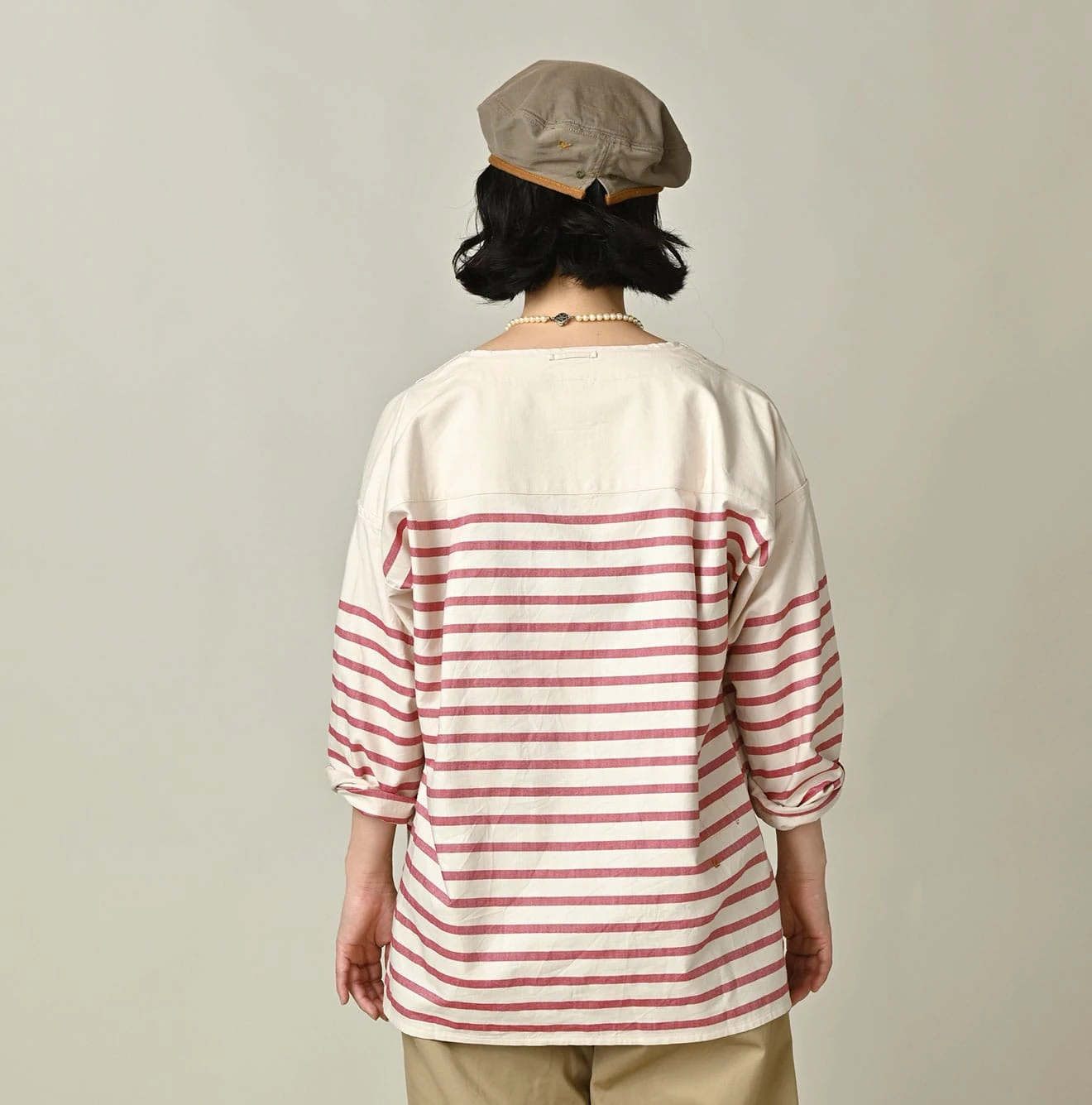 45R(フォーティファイブアール) |スーピマオックスの908バスクボーダーTシャツ