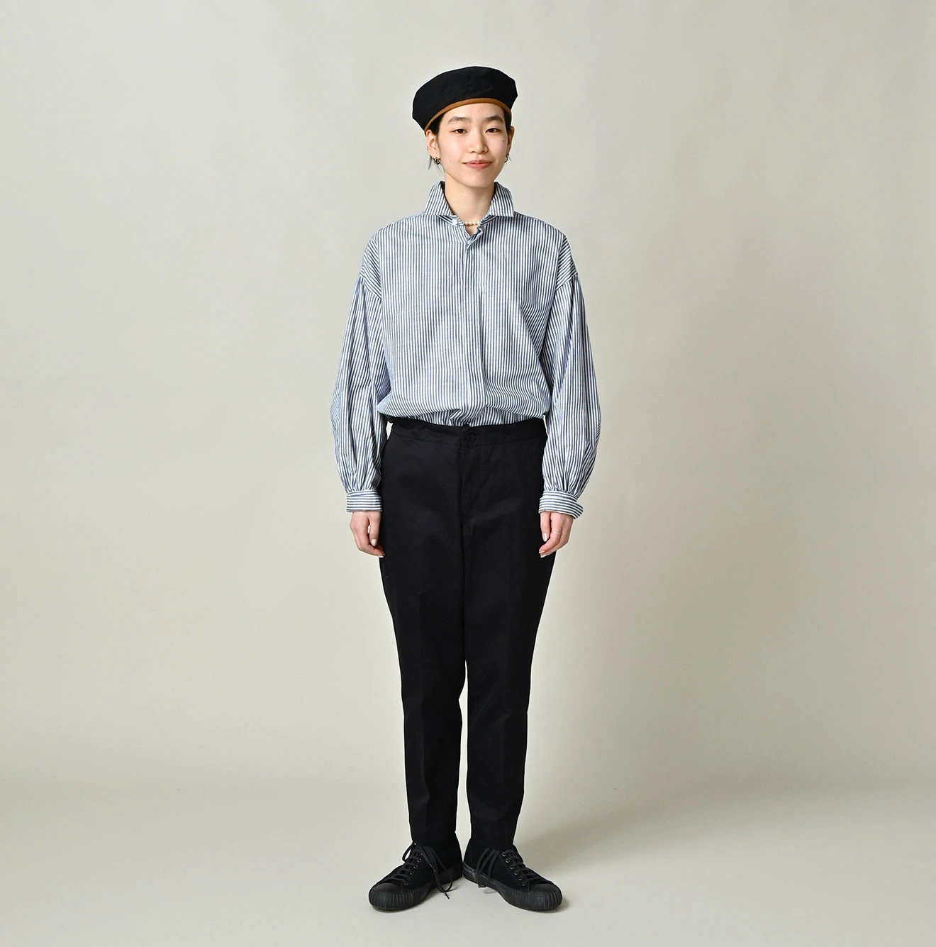 45R(フォーティファイブアール) |双糸チノのサブリナスラックス