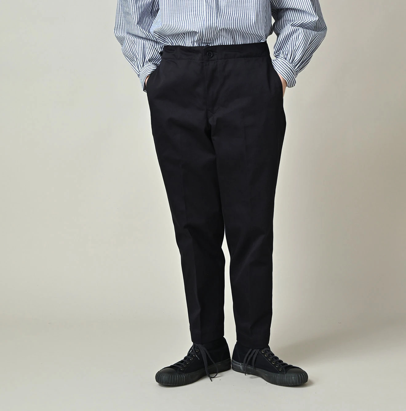 45R(フォーティファイブアール) |双糸チノのサブリナスラックス