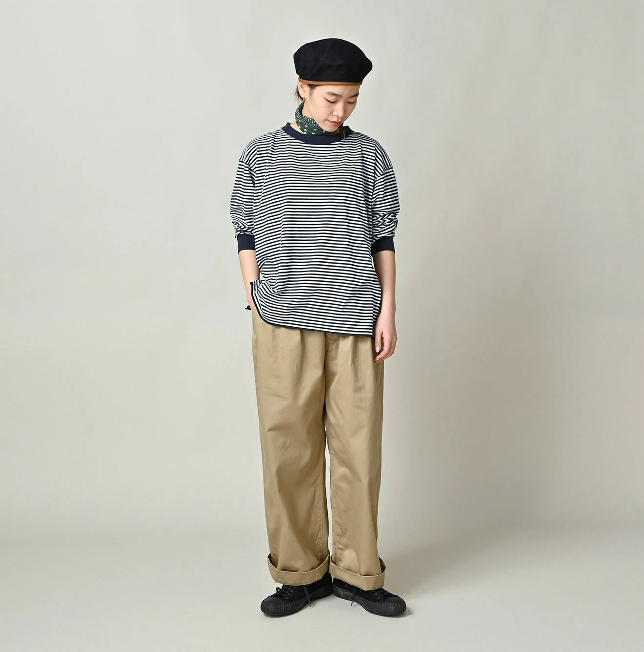 45R(フォーティファイブアール) |双糸チノのシャルロットバギー