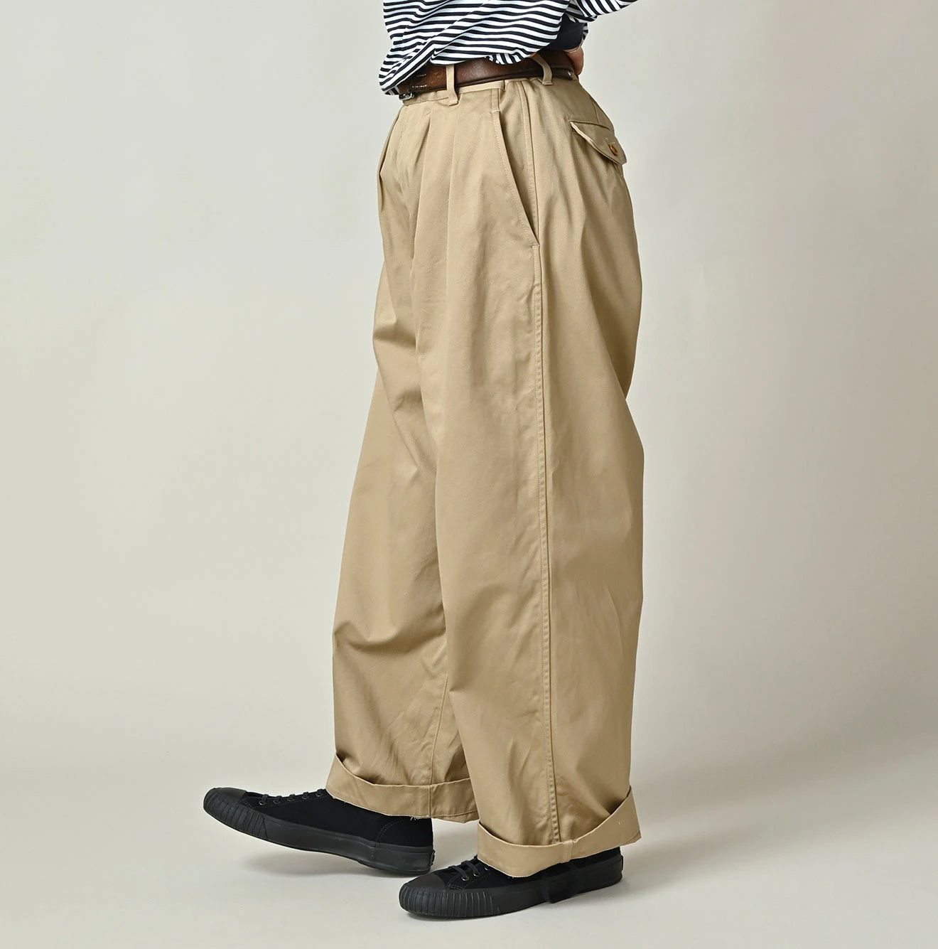 45R(フォーティファイブアール) |双糸チノのシャルロットバギー