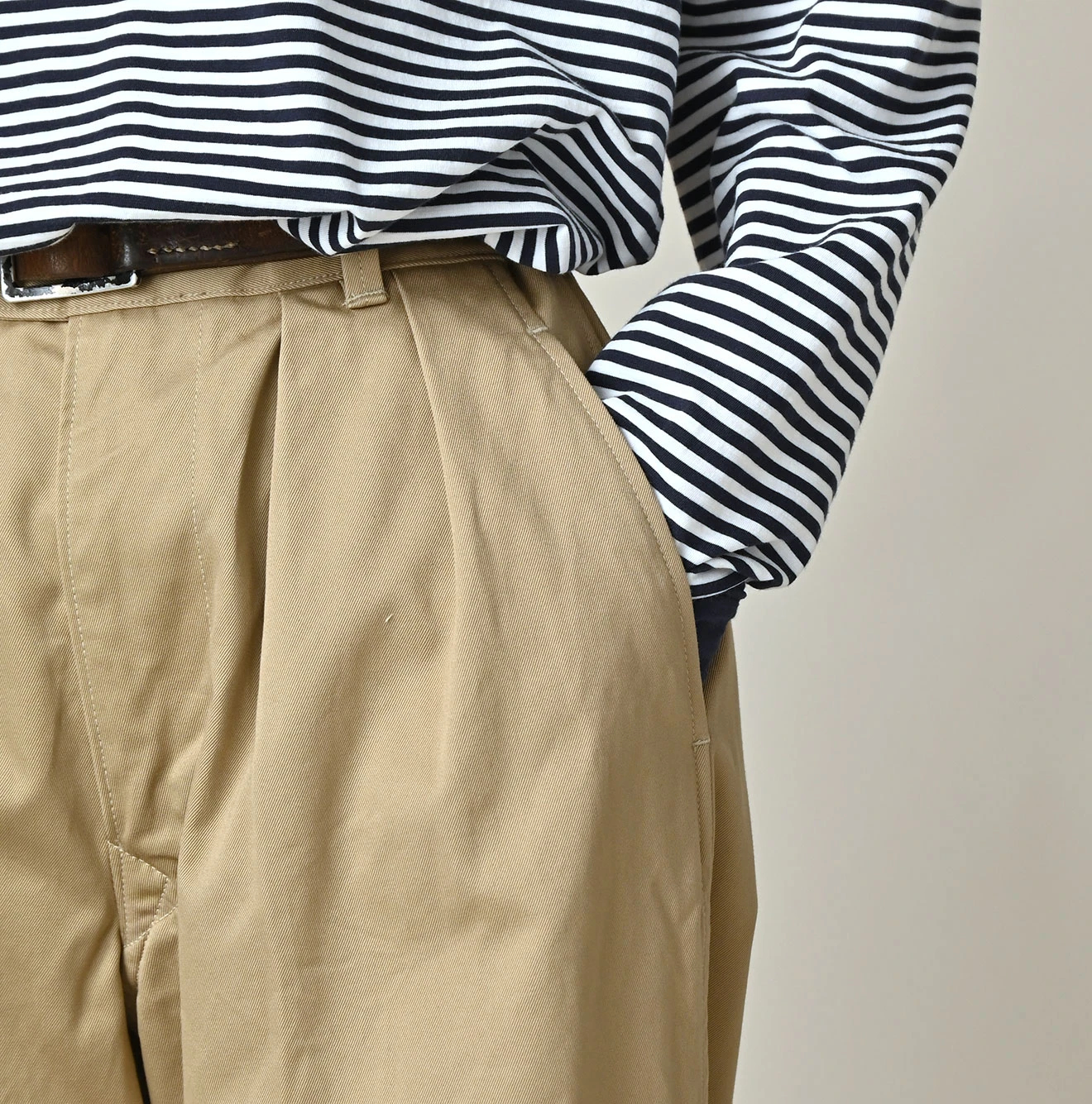 45R(フォーティファイブアール) |双糸チノのシャルロットバギー