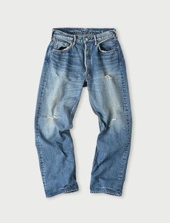 3490【美品】45R ストレートデニム 再び6.5空比古比女（重）38インチ 01_001-240.jpg