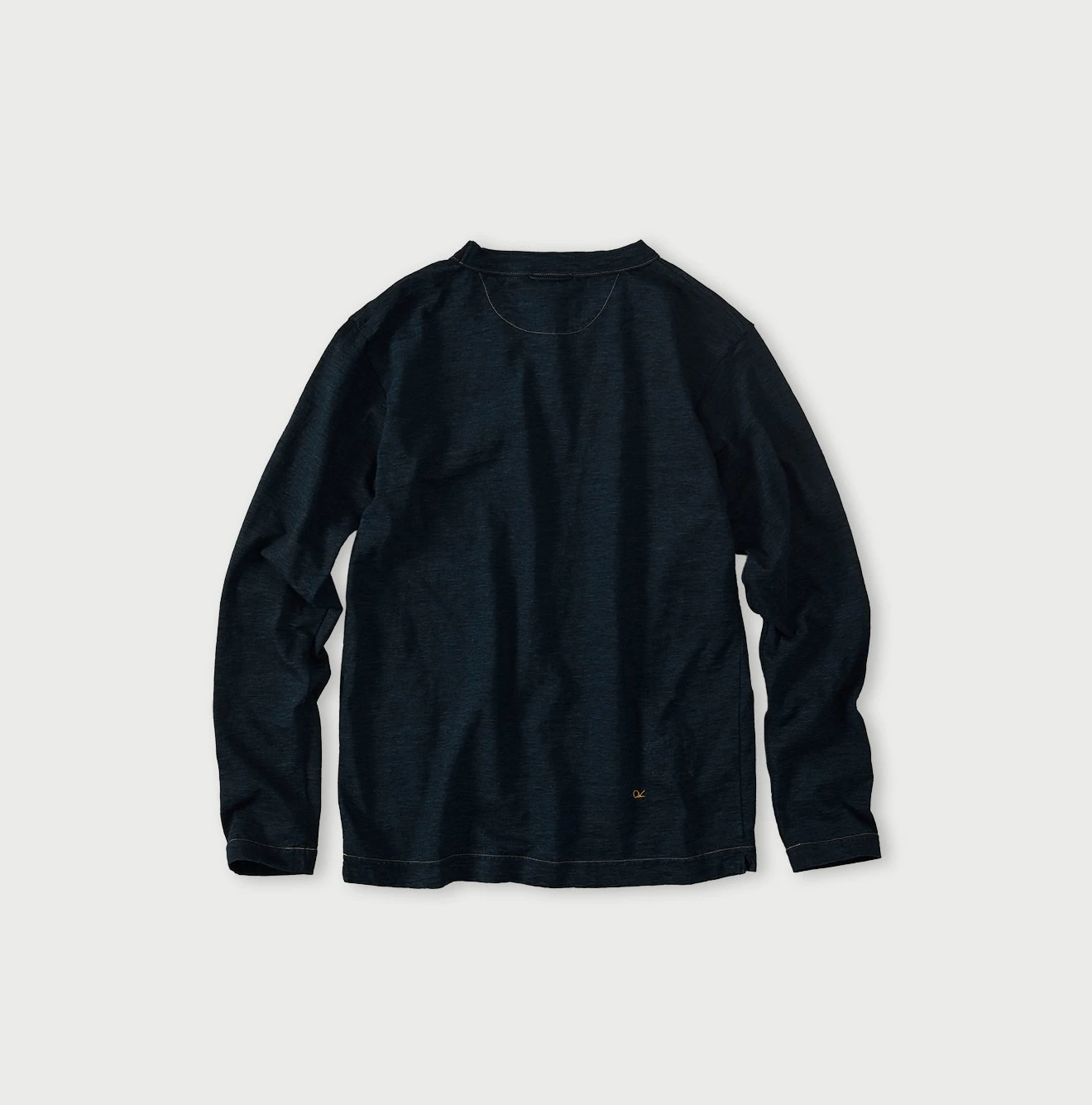 45R(フォーティファイブアール) |天竺の908浅VネックTシャツ（インディゴ）