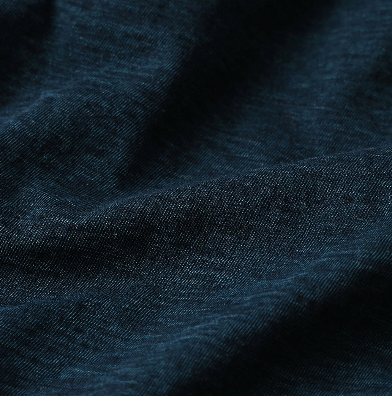 45R(フォーティファイブアール) |天竺の908浅VネックTシャツ（インディゴ）