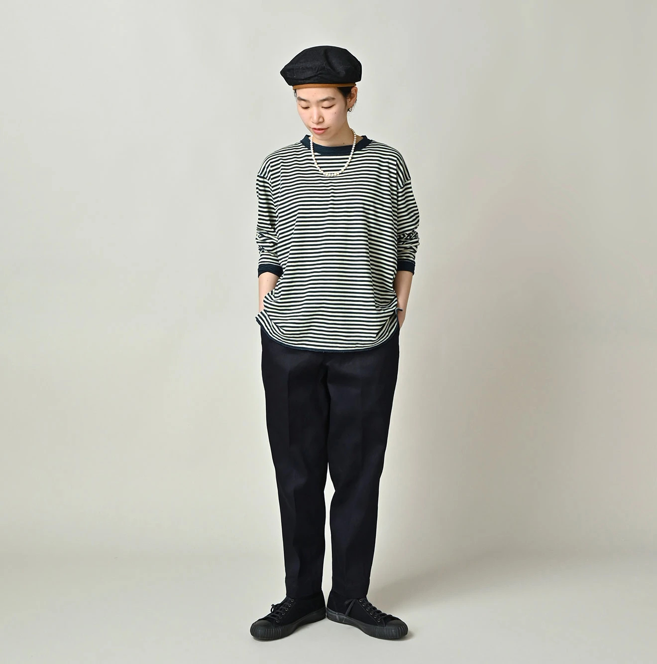 45R(フォーティファイブアール) |スーピマ天竺の908オーシャンTシャツ（インディゴ）