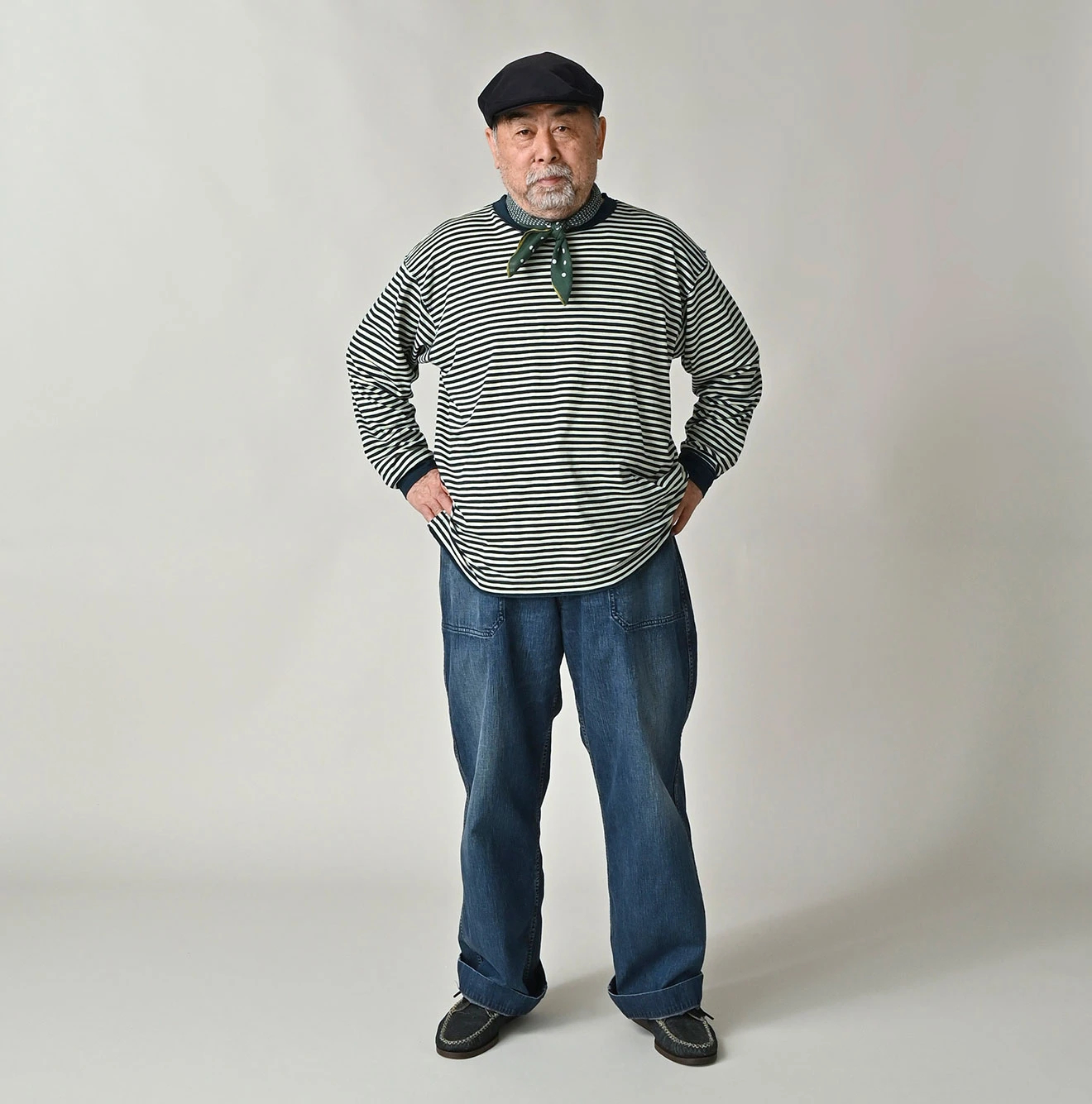 45R(フォーティファイブアール) |スーピマ天竺の908オーシャンTシャツ（インディゴ）