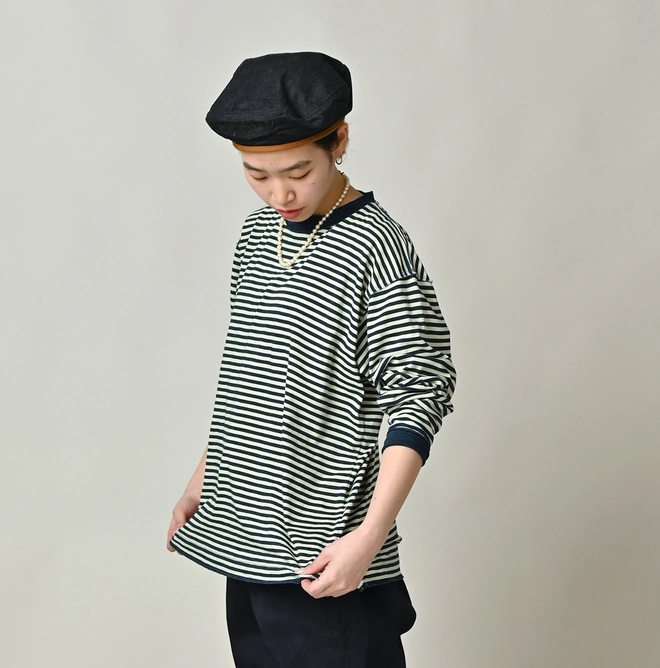 45R(フォーティファイブアール) |スーピマ天竺の908オーシャンTシャツ（インディゴ）