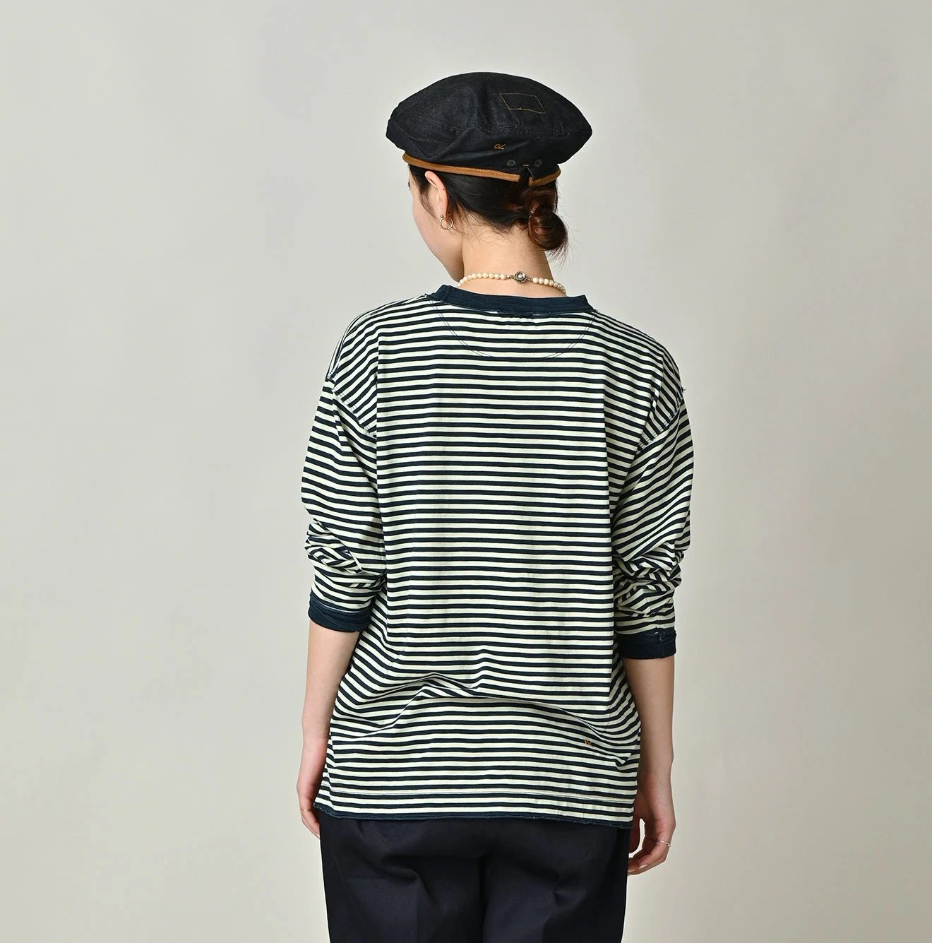 45R(フォーティファイブアール) |スーピマ天竺の908オーシャンTシャツ（インディゴ）