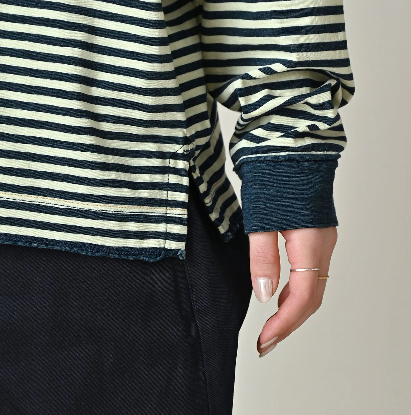 45R(フォーティファイブアール) |スーピマ天竺の908オーシャンTシャツ（インディゴ）