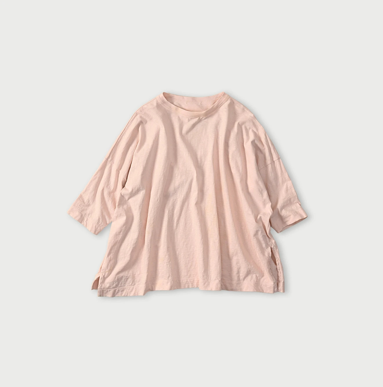 45R(フォーティファイブアール) |天竺のビッグスリットTシャツ