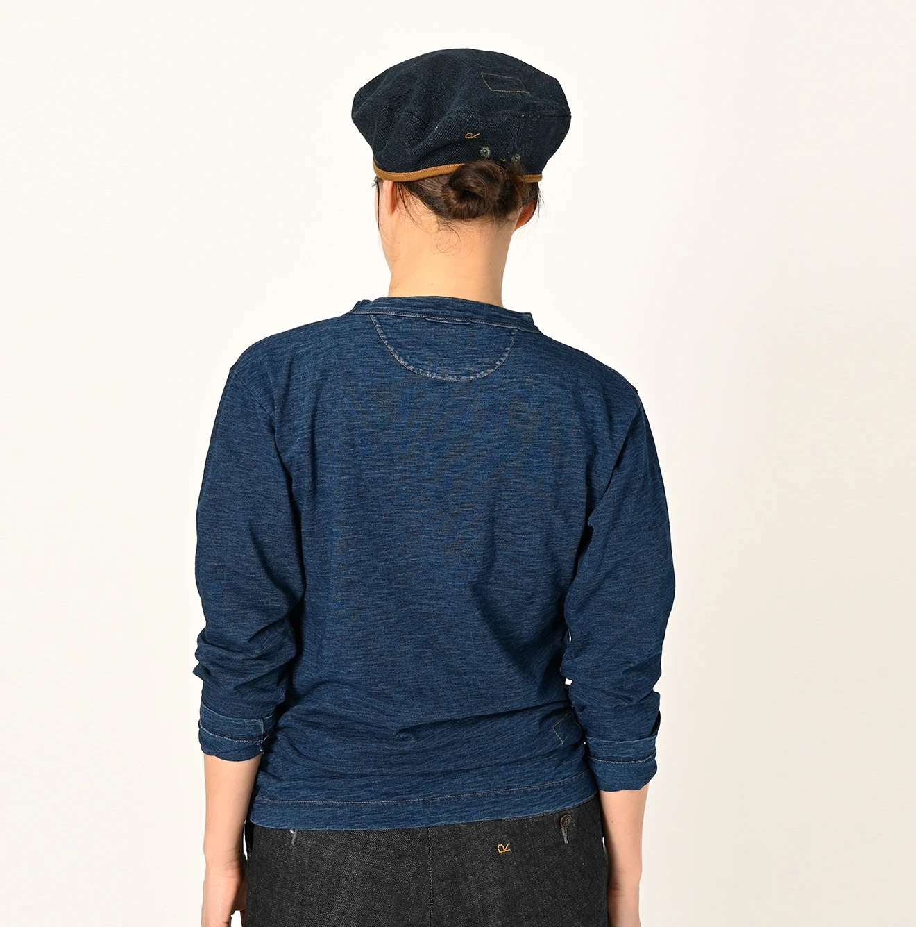 45R(フォーティファイブアール) |度詰天竺の90845星Tシャツ（インディゴ重）