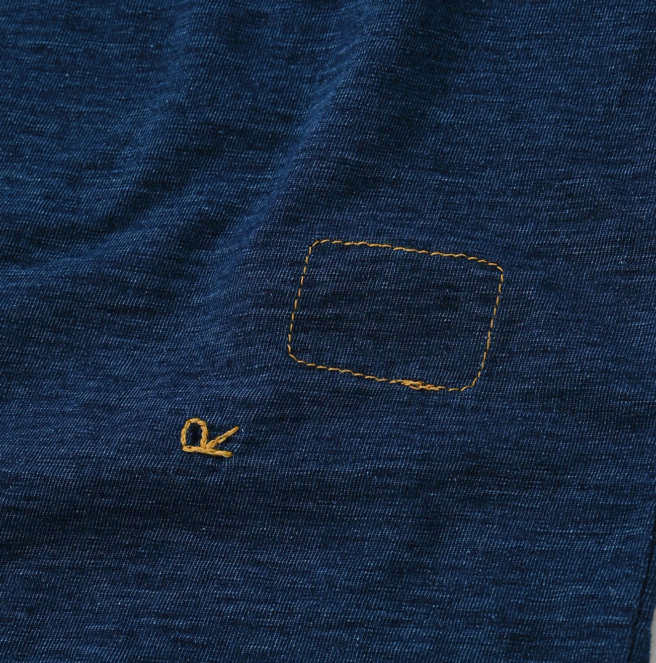 45R(フォーティファイブアール) |度詰天竺の90845星Tシャツ（インディゴ重）