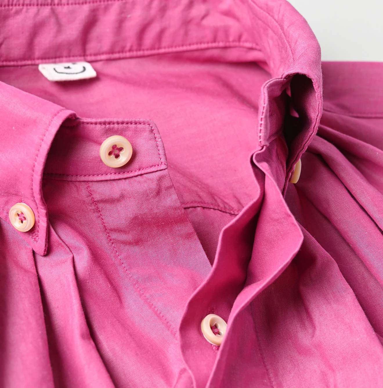 45R(フォーティファイブアール) |180番三子のオーシャンタックボタンダウンブラウス