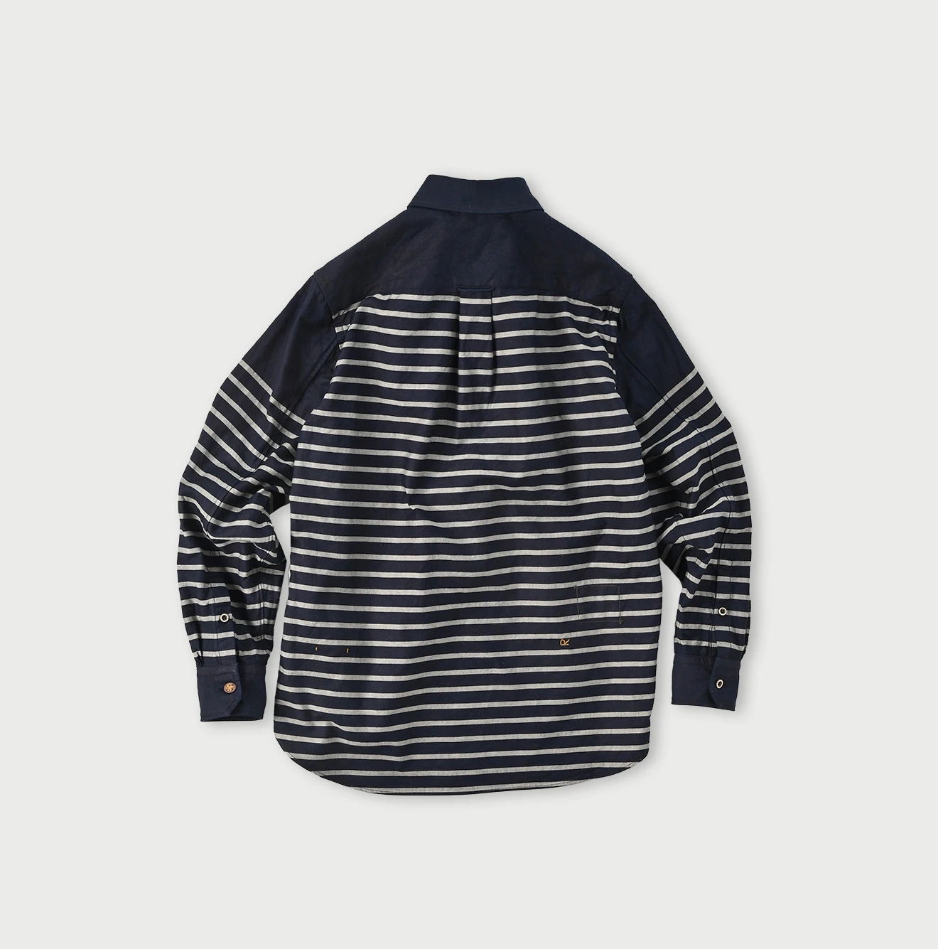 45R(フォーティファイブアール) |スーピマオックスの908ローファーボタンダウンバスクプルシャツ（インディゴ）