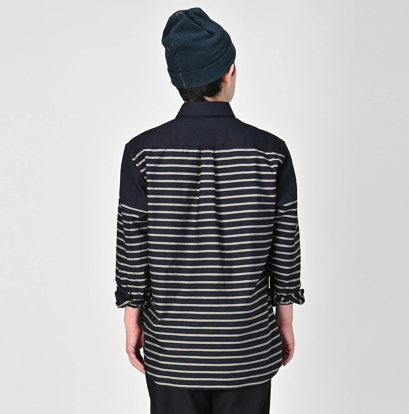 45R(フォーティファイブアール) |スーピマオックスの908ローファーボタンダウンバスクプルシャツ（インディゴ）