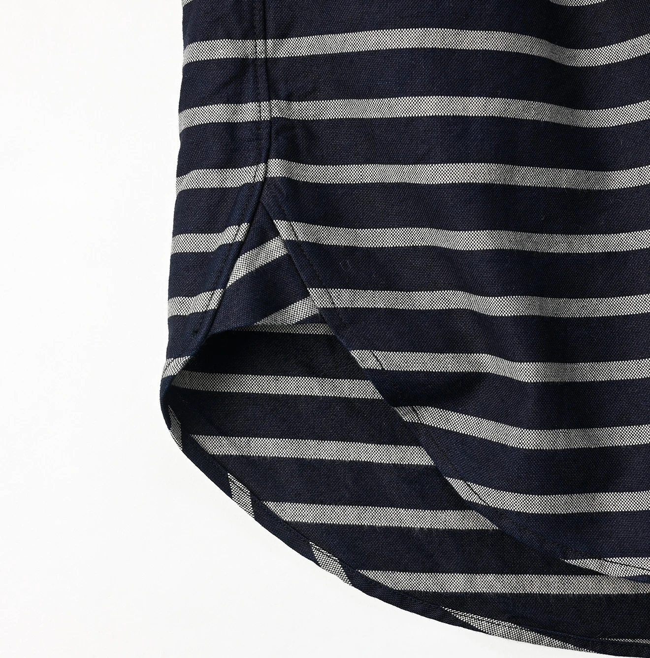 45R(フォーティファイブアール) |スーピマオックスの908ローファーボタンダウンバスクプルシャツ（インディゴ）