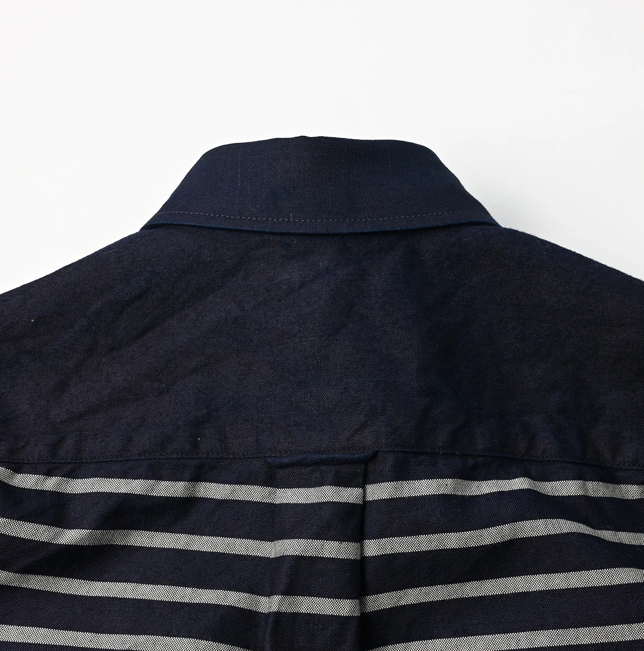 45R(フォーティファイブアール) |スーピマオックスの908ローファーボタンダウンバスクプルシャツ（インディゴ）