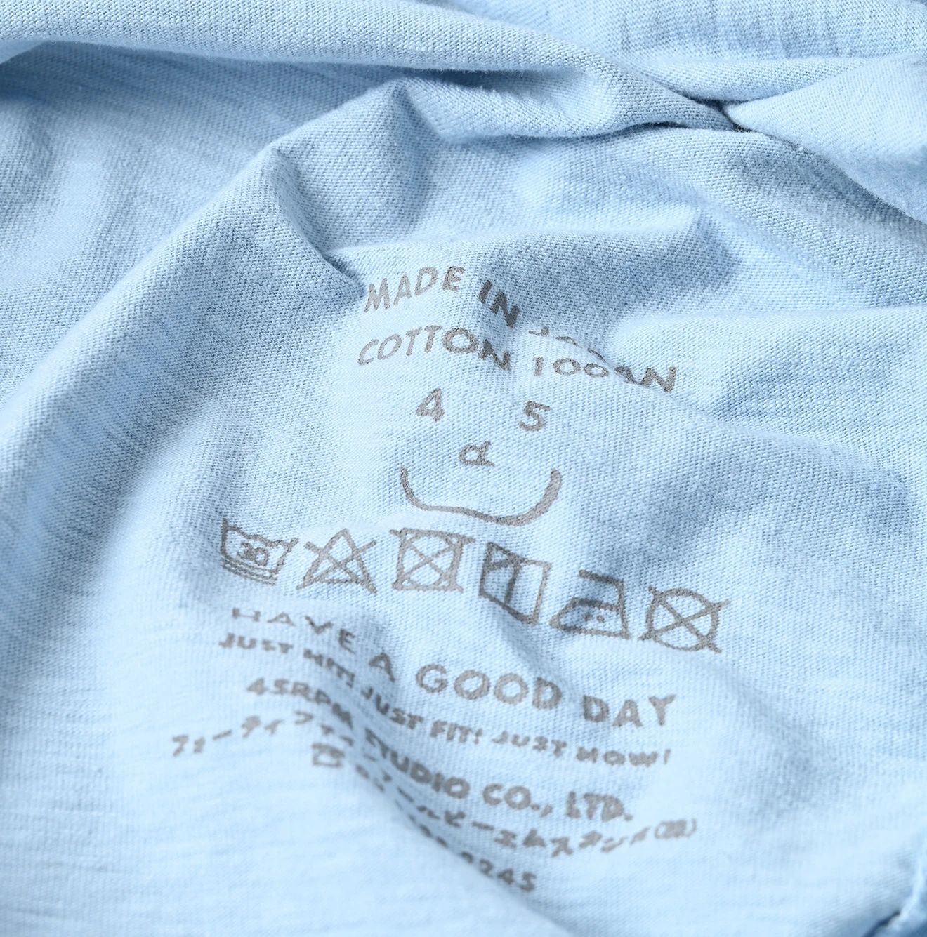 45R（フォーティファイブアール）| 天竺の90845星Tシャツ Long Sleeve
