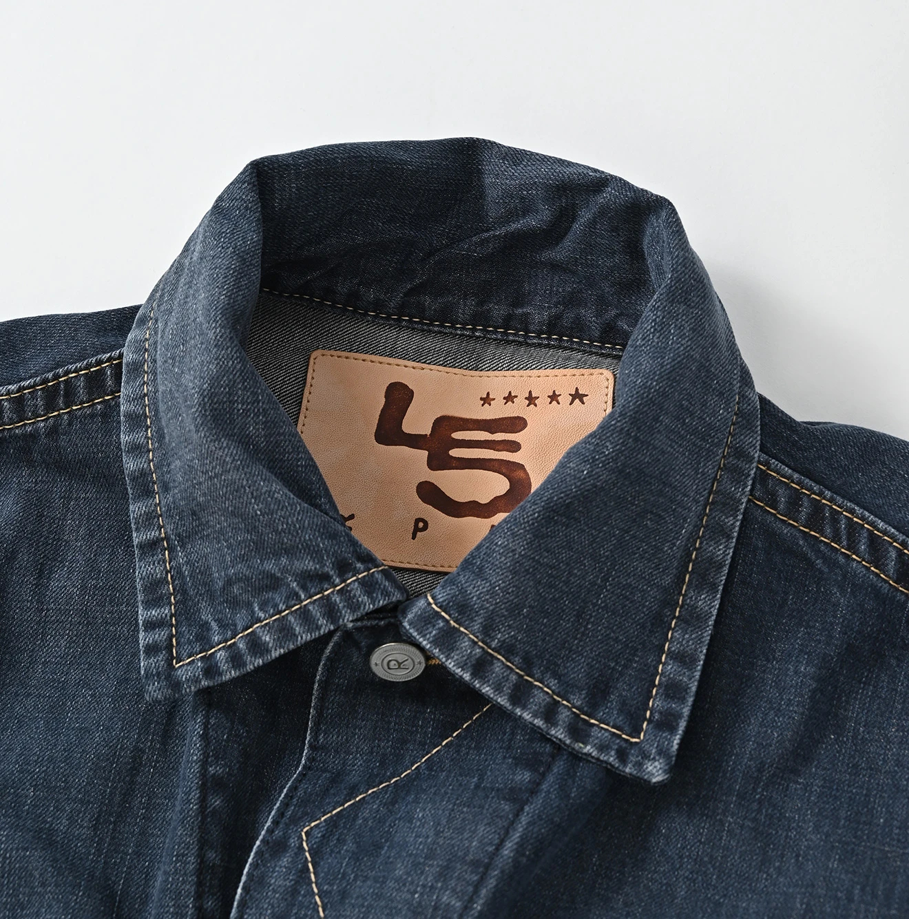 45R(フォーティファイブアール) |ライ麦デニムの908Gジャン9.8サイズ（影色納戸焦）