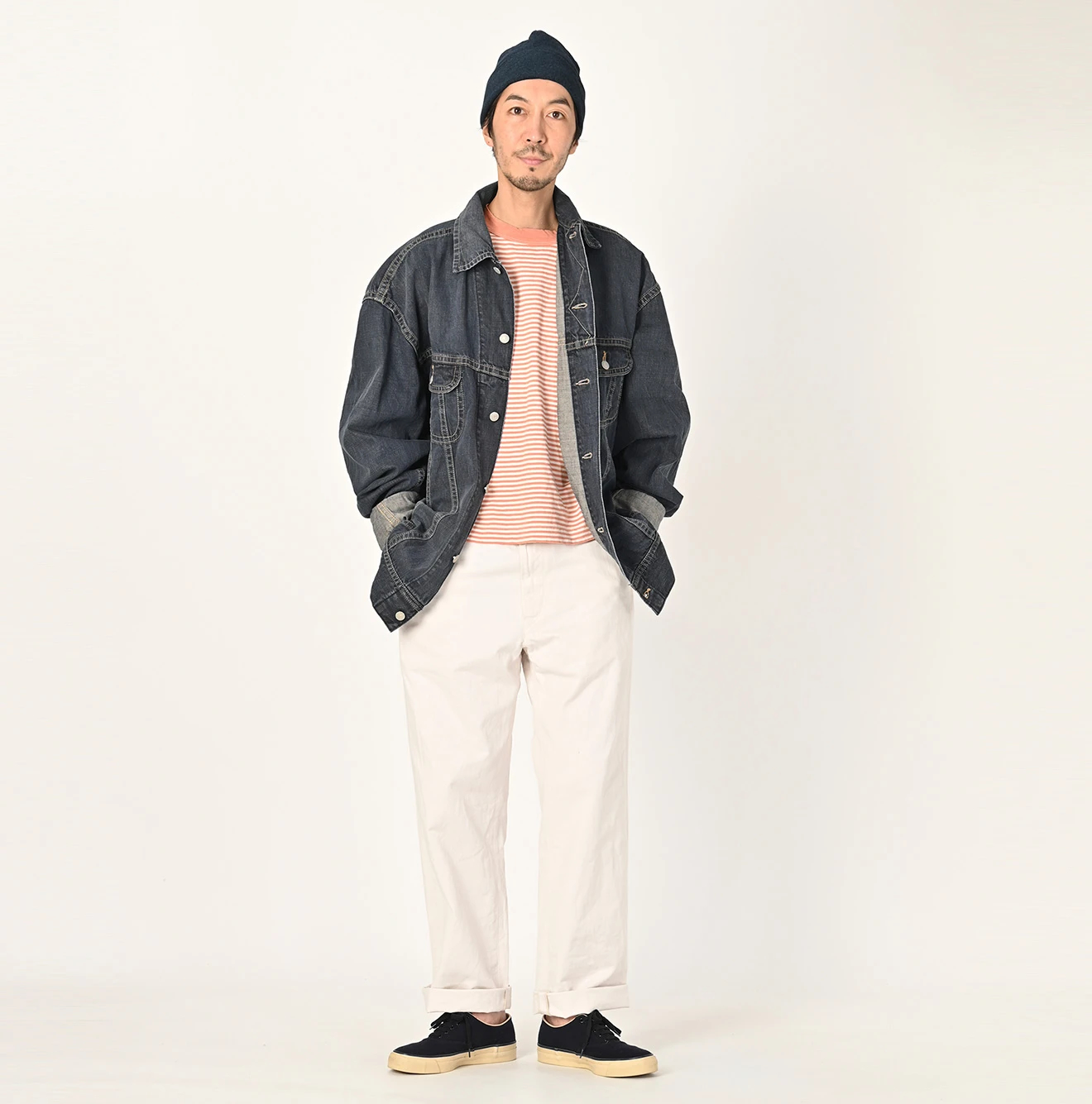 45R(フォーティファイブアール) |ライ麦デニムの908Gジャン9.8サイズ（影色納戸焦）