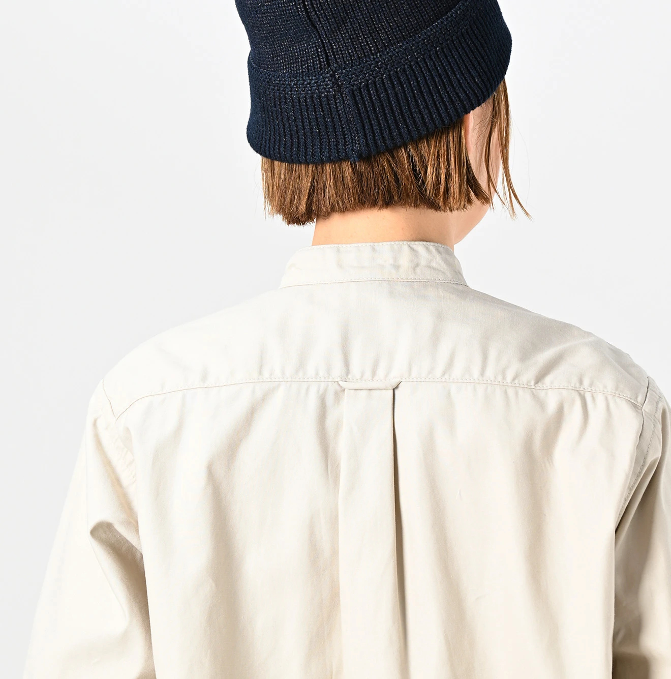 45R(フォーティファイブアール) |薄バックサテンの908ニームシャツ