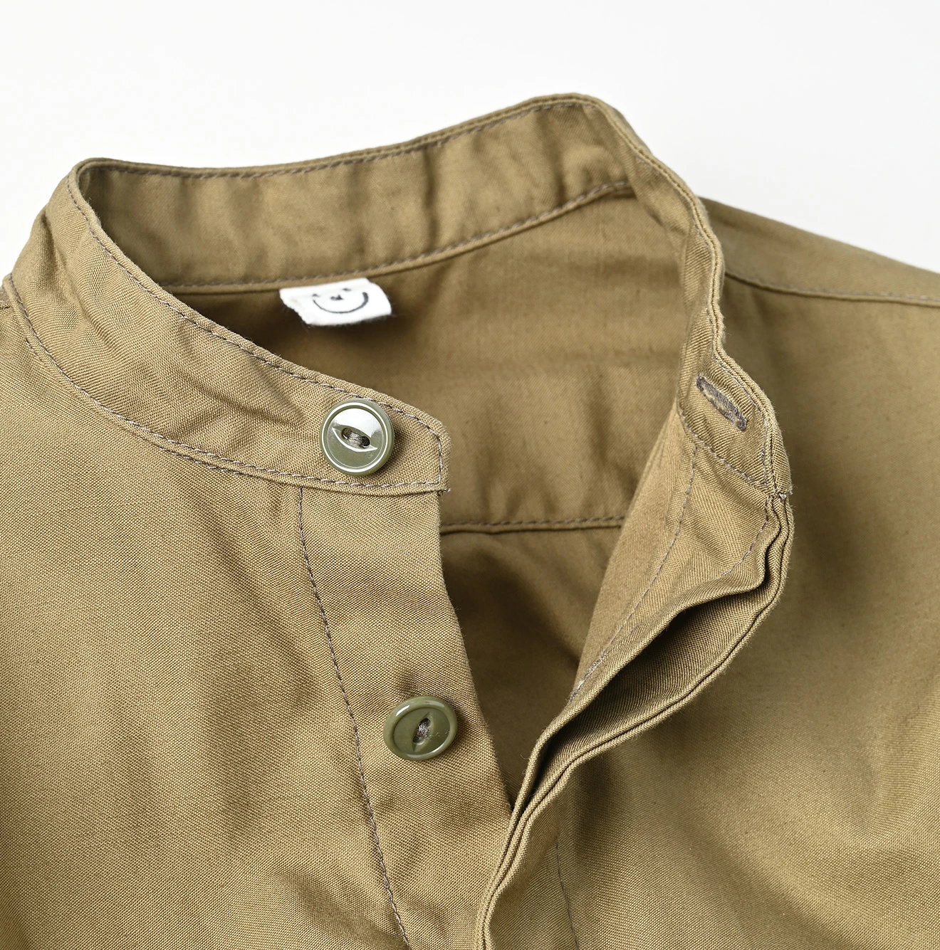 45R(フォーティファイブアール) |薄バックサテンの908ニームシャツ