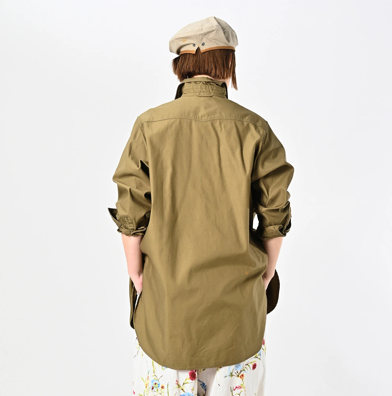 45R(フォーティファイブアール) |薄バックサテンの908ガチャポケシャツ