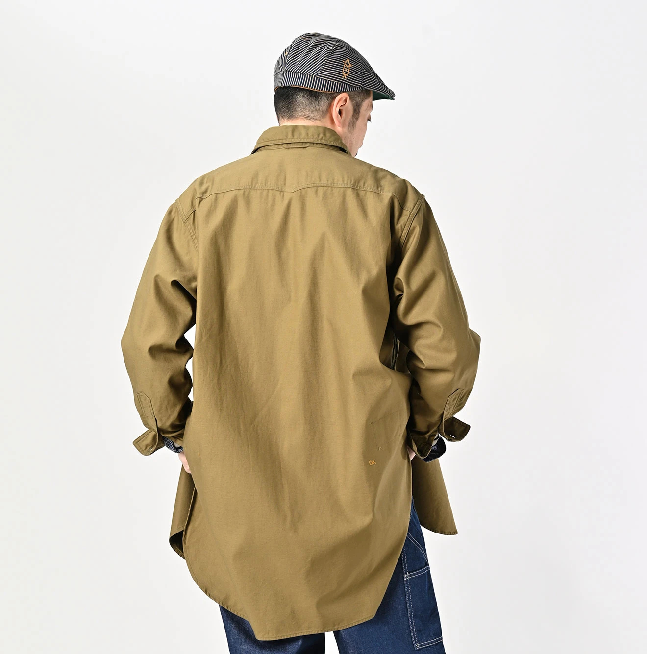 45R(フォーティファイブアール) |薄バックサテンの908ガチャポケシャツ