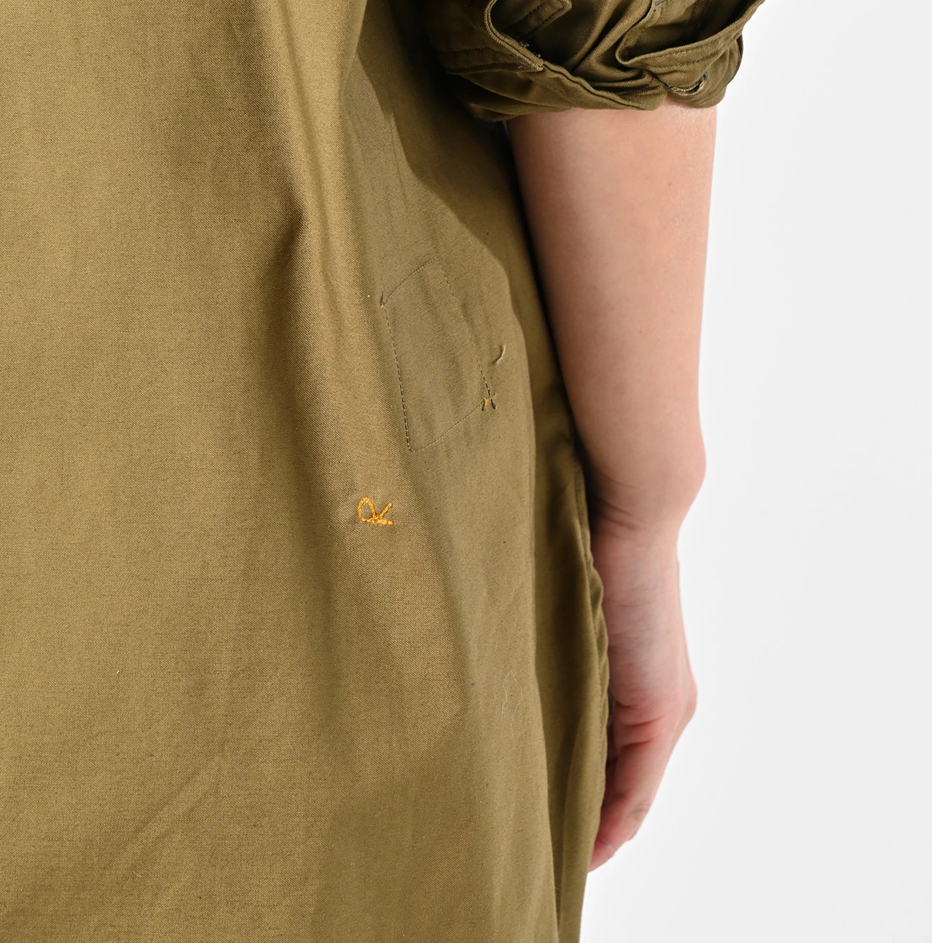 45R(フォーティファイブアール) |薄バックサテンの908ガチャポケシャツ