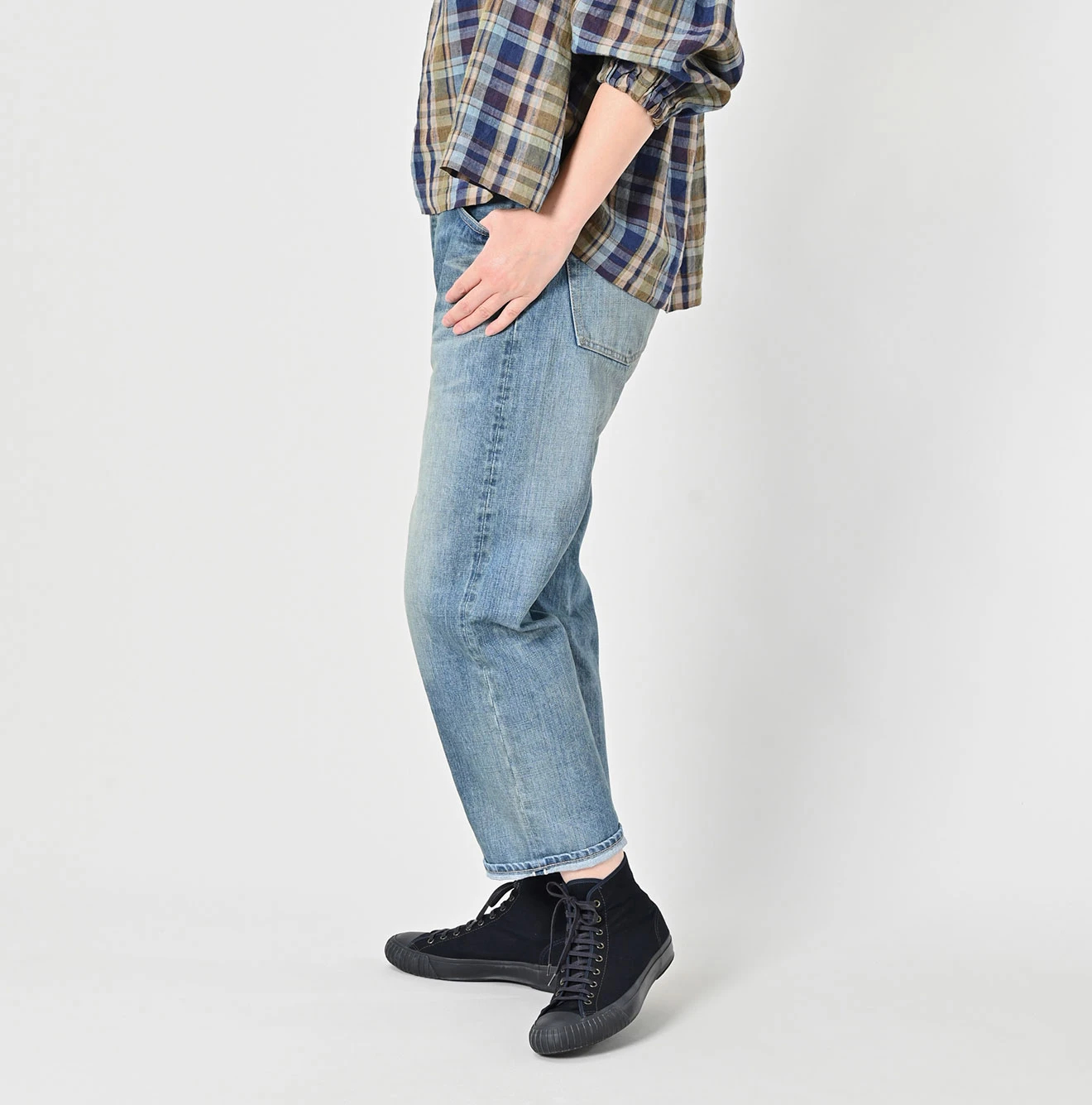 ♥古材使用♥♥姿見♥一点物♥ 45R（フォーティファイブアール）| 再び6.5空比古比女（淡） Denim