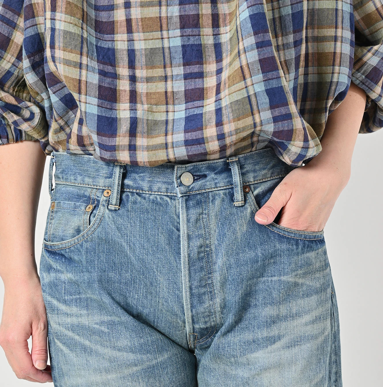 45R（フォーティファイブアール）| 再び6.5空比古比女（淡） Denim