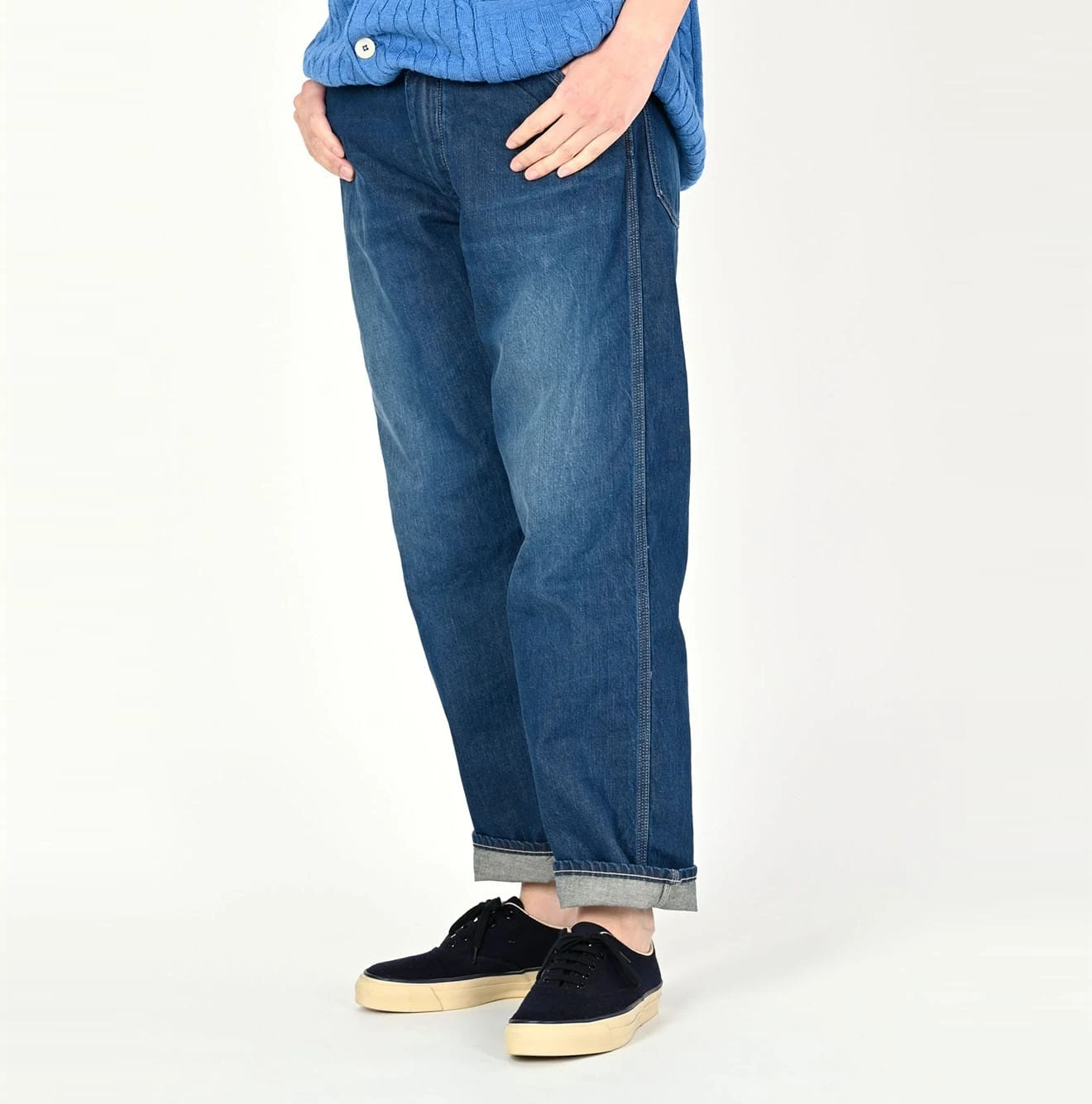 45R(フォーティファイブアール) |小麦デニムの908ペインターパンツ（インディゴ重）