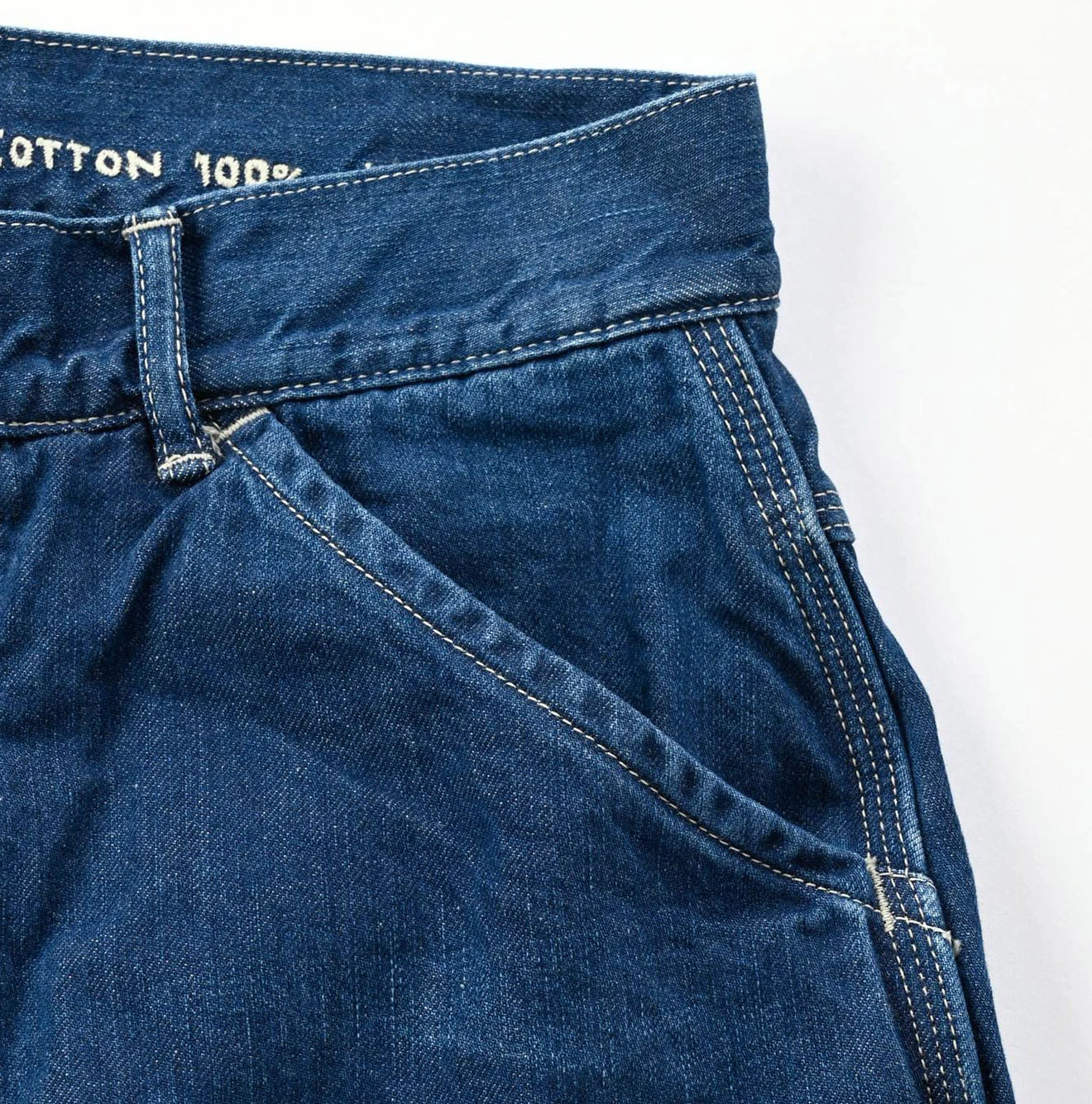 45R(フォーティファイブアール) |小麦デニムの908ペインターパンツ（インディゴ重）