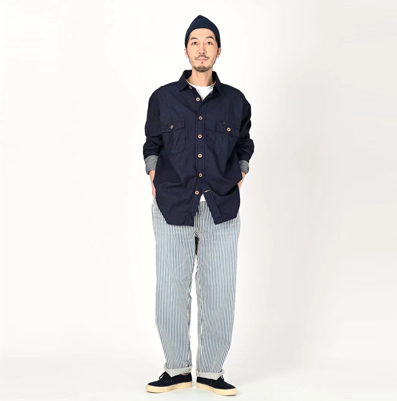 45R(フォーティファイブアール) |小麦デニムの908ペインターパンツ（インディゴ重）