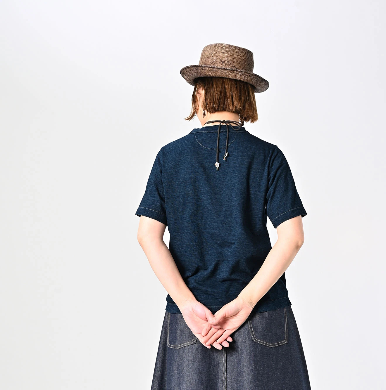 45R(フォーティファイブアール) |天竺の90845星Tシャツ（インディゴ）