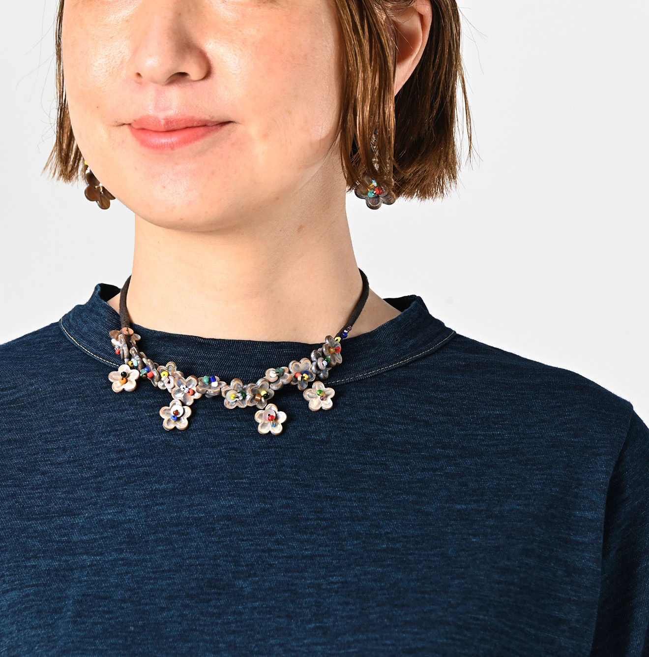 45R(フォーティファイブアール) |天竺の90845星Tシャツ（インディゴ）